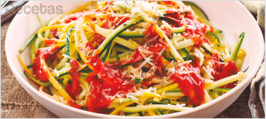 Espaguetis de calabacín